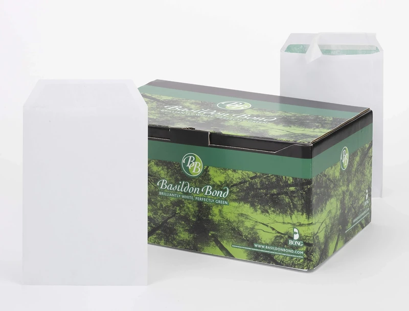 Basildon Bond Envelopes Pocket Peel and Seal 120gsm White C5 (Pack 500)