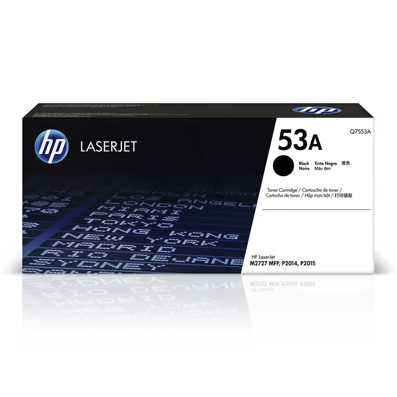 HP Q7553A 53A Original LaserJet Toner Cartridge, Black, Single Pack