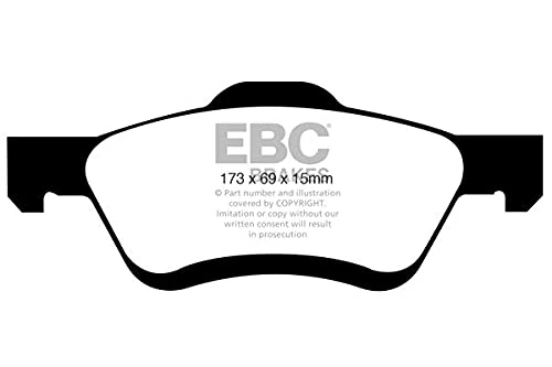EBC Brakes DP61709 6000 Series Greenstuff Brake Pads - Image 1
