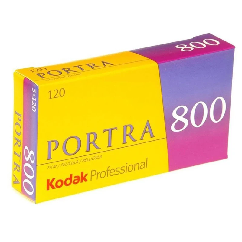 Kodak 8127946 Portra 800 120 Colour Negative Film (Pack of 5)