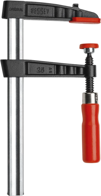 Malleable Cast Iron Screw Clamps - TG80S17 Opening (mm): 800 / Throat Depth (mm): 175 / Rail (mm): 32 x 10