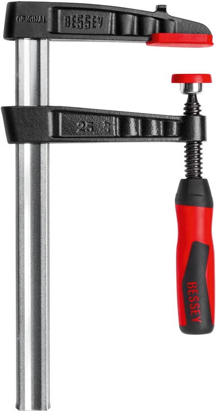 Malleable Cast Iron Screw Clamps - TG50S10-2K Opening: 500mm / Throat Depth: 100mm / Rail: 27mm x 7mm