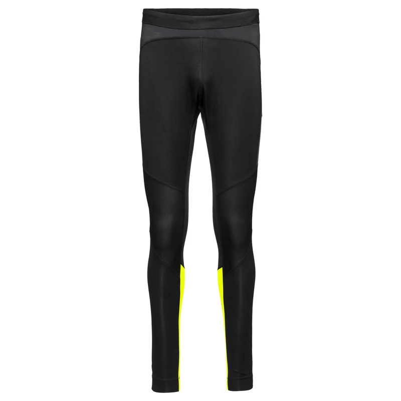 GOREWEAR R5 WINDSTOPPER Tights Mens, Black / Neon Yellow, L