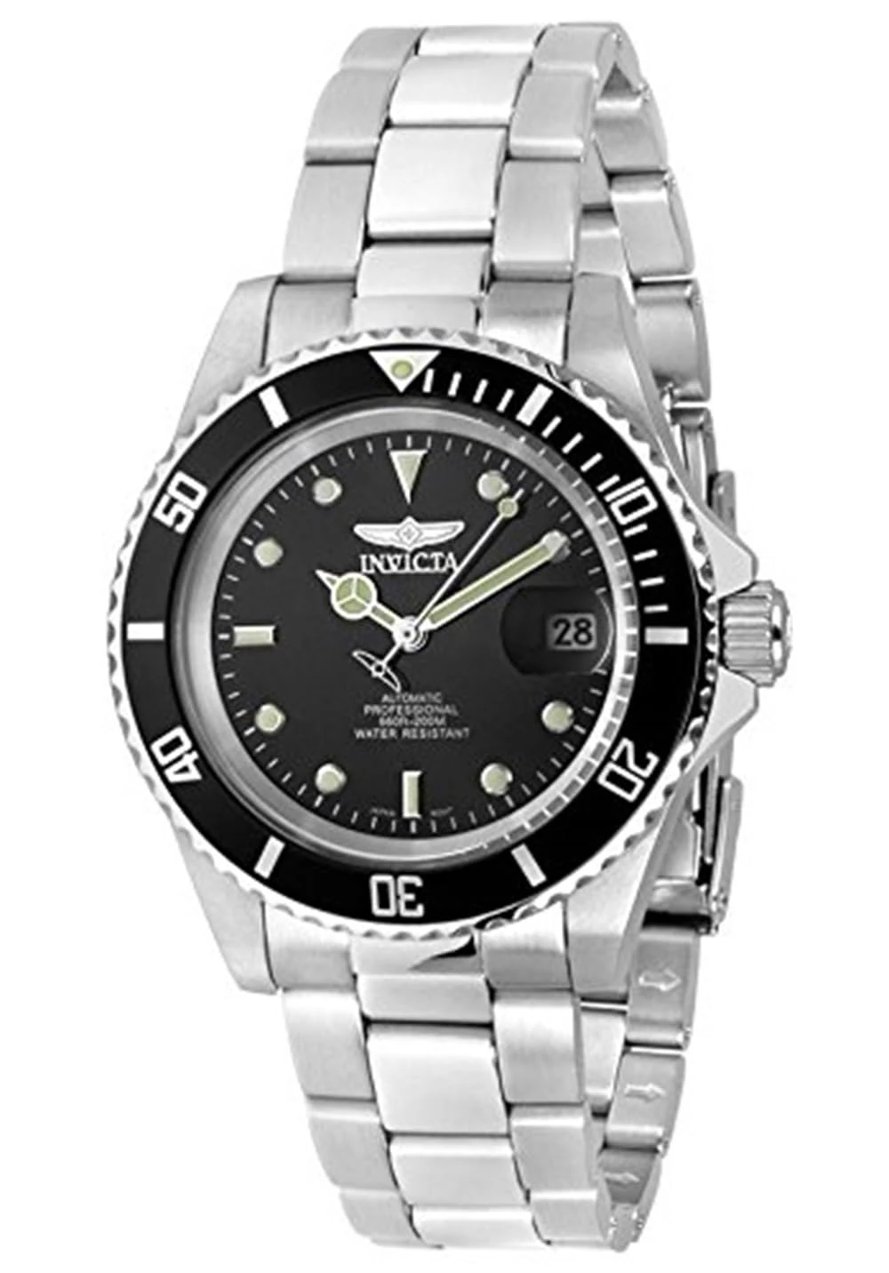 Invicta Pro Diver 8926OB Men's Watch - Waterproof - Analogue - Automatic Movement - stainless steel with black dial - 40mm