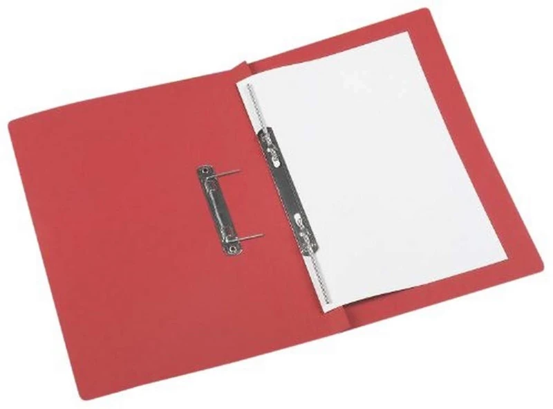 Rexel Jiffex Foolscap Transfer File Red (50 Pack)