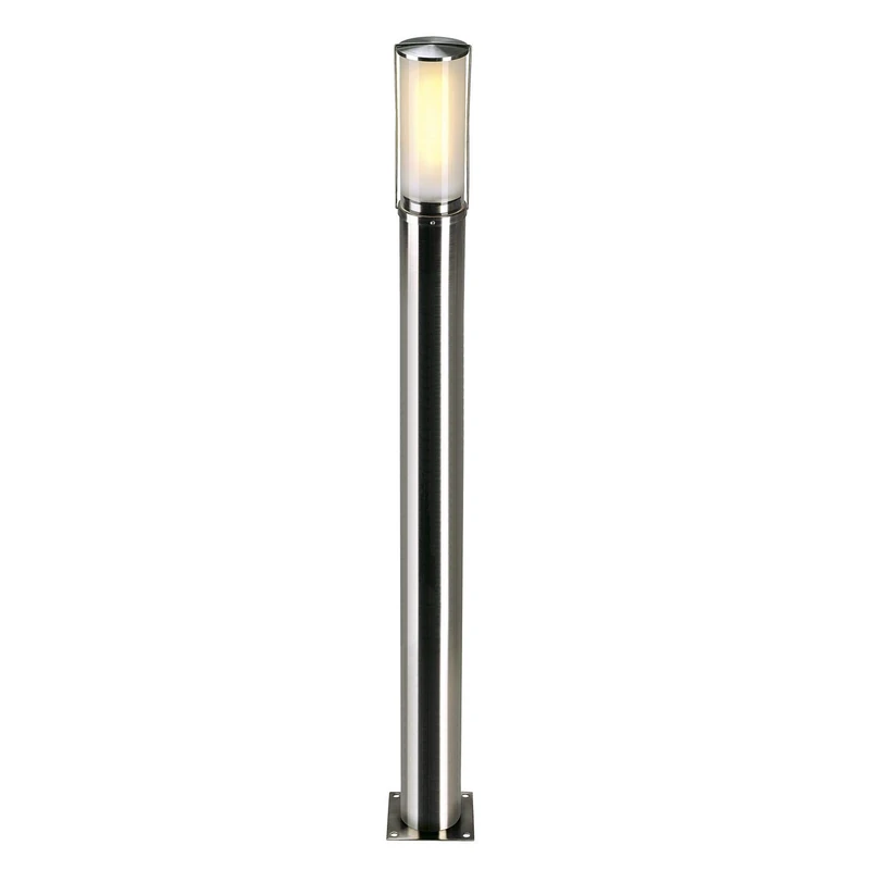 SLV Free-Standing lamp Big Nails 80 / Outdoor Illumination for Paths, Walls, entrances, LED Outdoor Garden lamp / E27 IP44 15W Stainless Steel - Image 1