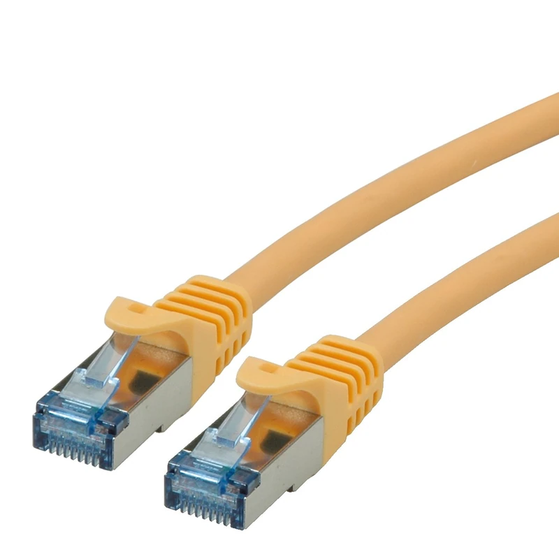 Roline S/Ftp Patch Cable Cat 6A Component Level Lsoh, Yellow, 15 M
