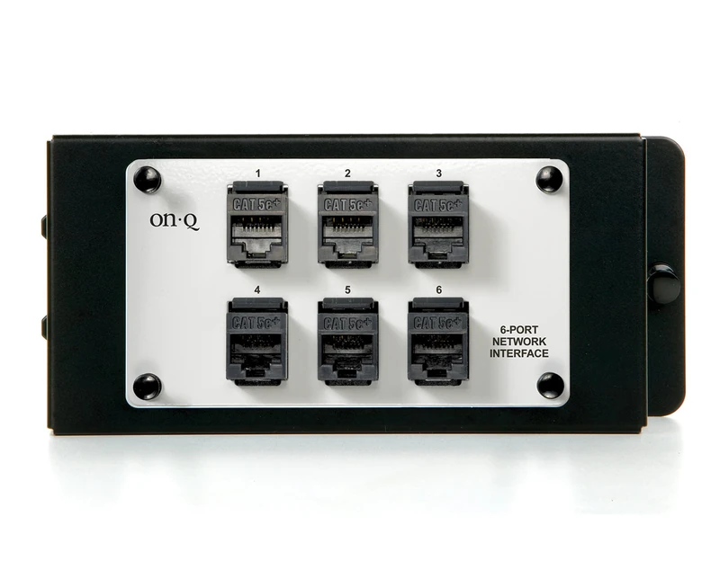 Legrand - On-Q AC1000 6Port Network Interface Module,Grey - Image 1