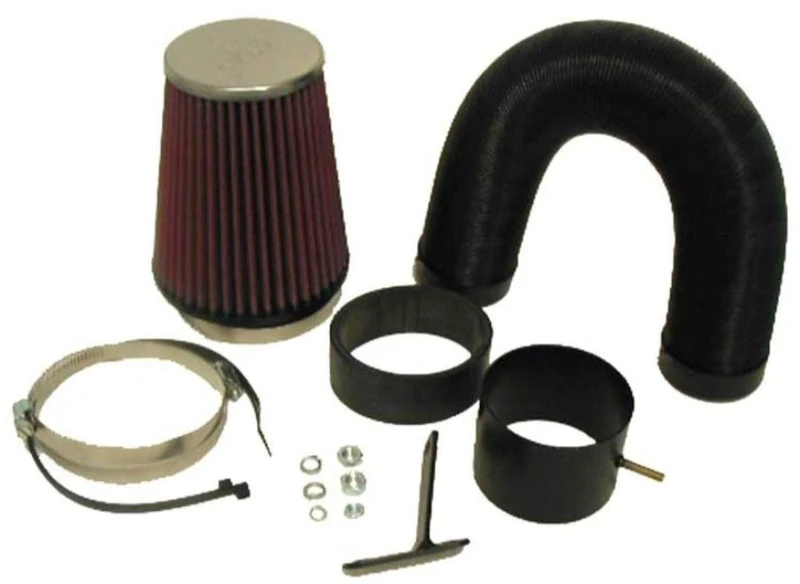 K&N 57-0073-1 Washable and Reusable Car Performance Intake Kit
