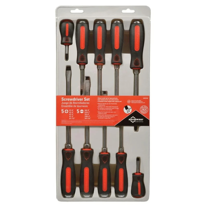 Mayhew Select 66306 Cats Paw Screwdriver Set, 10-Piece
