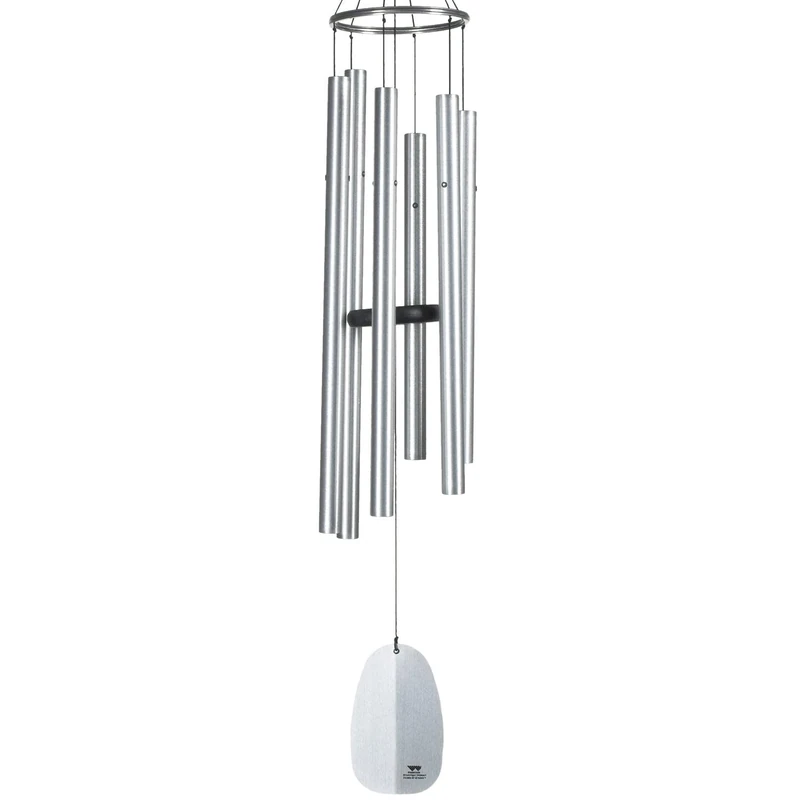 Woodstock Chimes WWSA Windsinger Chimes of Athena, Silver, 44 in