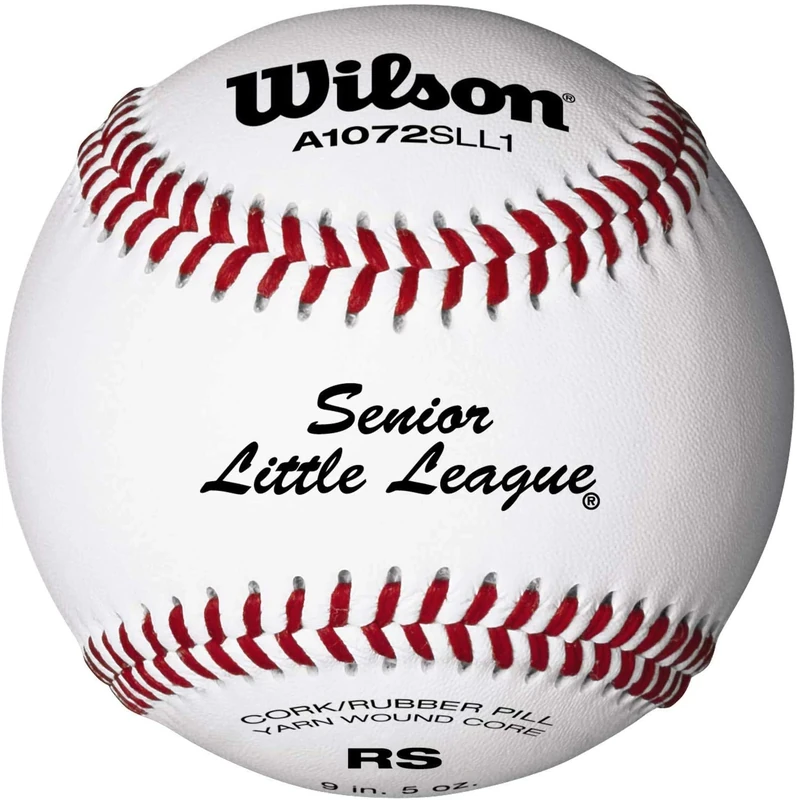 Wilson A1072 Senior Little League Series Baseball (12-Pack), White