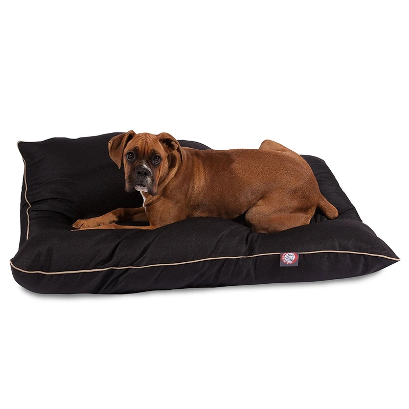 35X46 Black Super Value Pet Dog Bed By Products Large