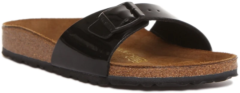 Birkenstock Madrid, Unisex - Adults Sandals, Black (Black), 9 UK (43 EU)