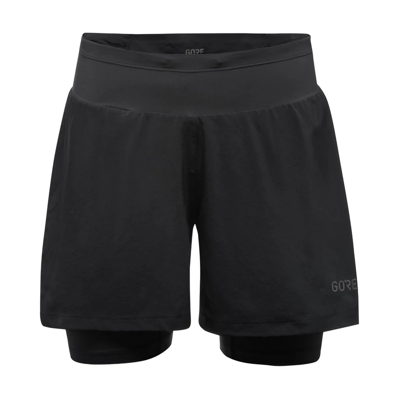 GOREWEAR R5 Women 2in1 Shorts, Black, XS