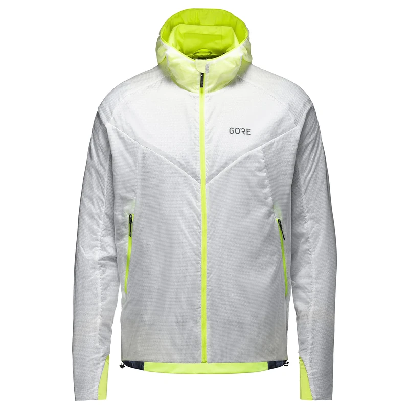 GOREWEAR R5 GORE-TEX INFINIUM™ Insulated Jacket, White/Neon Yellow, S