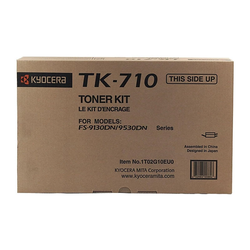 Kyocera Toner Cartridge TK-710 K - BLACK - 40.000 Pages Ultra High Capacity Genuine Premium Printer Toner - 1T02G10EU0 - 0T2G10EU - for FS-9130DN / FS-9530DN
