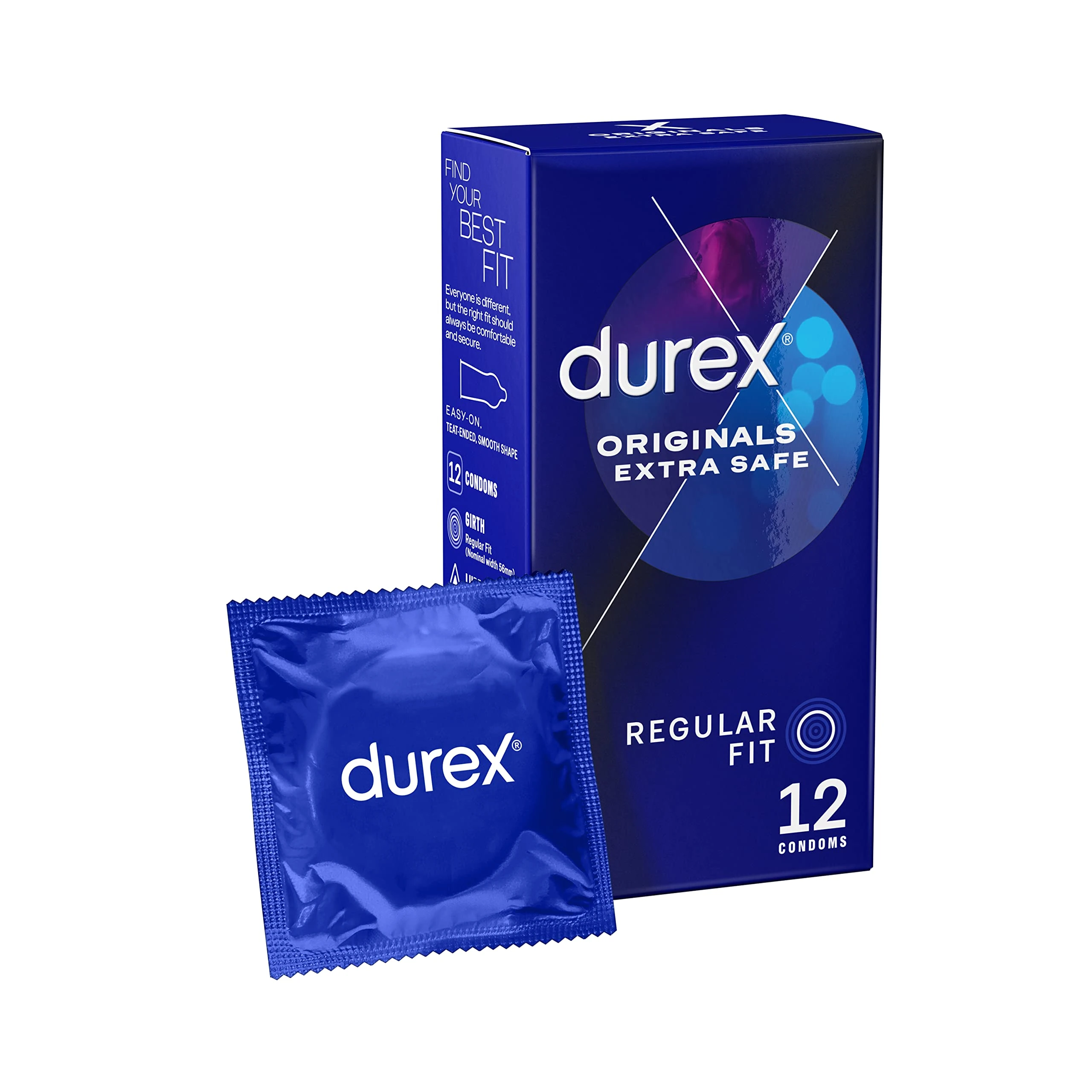 Durex Extra Safe Condoms, 12 each, Clear, (Pack of 1)