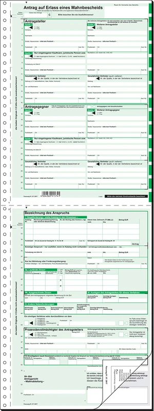 Sigel MA441 Payment Orders for Automatic Processing Carbonless 25 (2 x 2 Sheets – A4 Size