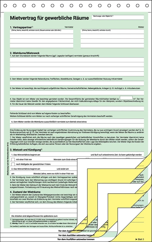 SIGEL 25 x A4 Commercial Leases MV461/25