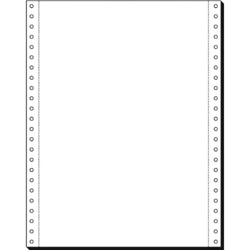 SIGEL 12238 Listing Paper, 12" x 240 mm, 1-part, 80 gsm, blank, 2000 sheets