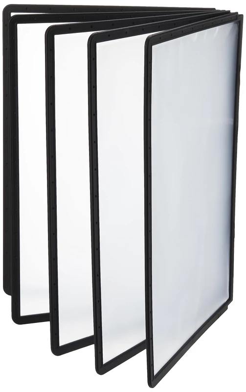 Durable SHERPA A4 Display Panels - Black - Pack of 5