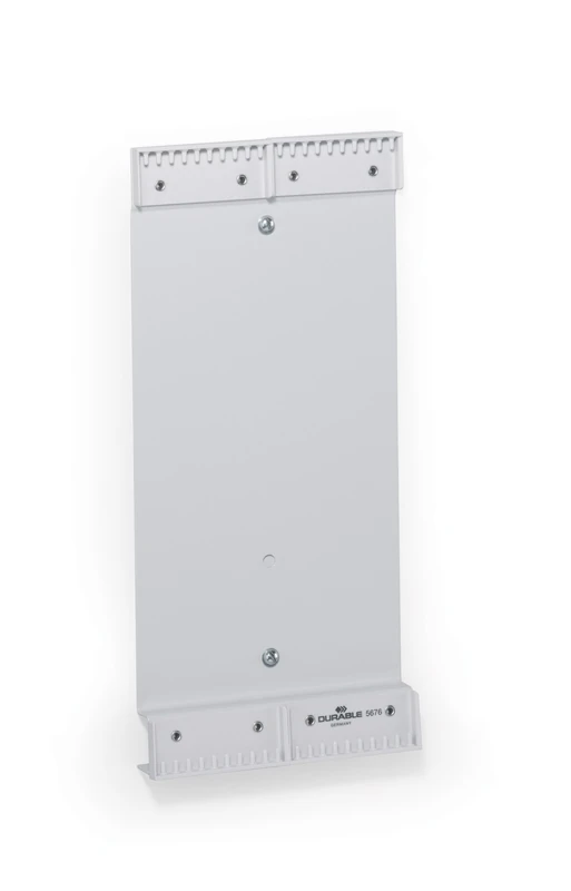 Durable Function Wall Display Panel System - Holds 20 A4 Panels - Grey - Perfect for Instruction Manuals and Guides in Warehouses or Logistic Centres