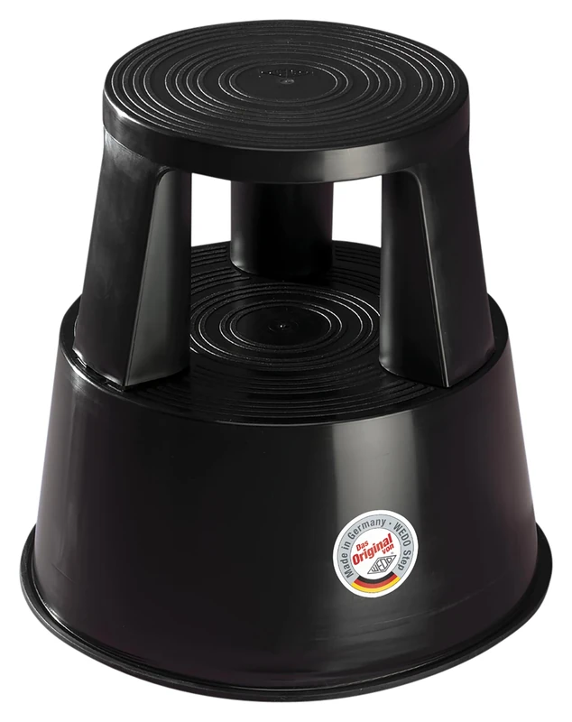Wedo 212 201 Plastic Kickstool - Black