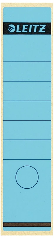 Leitz 16401035 Spine Labels Self-Adhesive Long Wide Pack of 100 Paper White