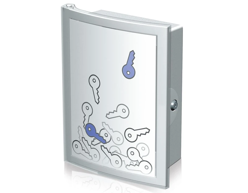 HAN 4023-11, Key cabinet INDEX. Individual design, functional, safe and lockable, large capacity for 63 keys, light-grey - Image 1