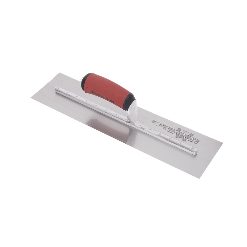 Marshalltown The Premier Line MXS60D 16-Inch by 3-Inch Finishing Trowel with Curved Durasoft Handle