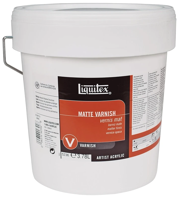 Liquitex 5236 Professional Matte Varnish, 3.79 l