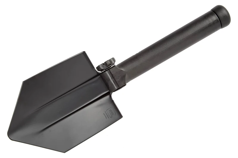 Glock Entrenching Tool with Saw and Pouch, Black, - Image 1