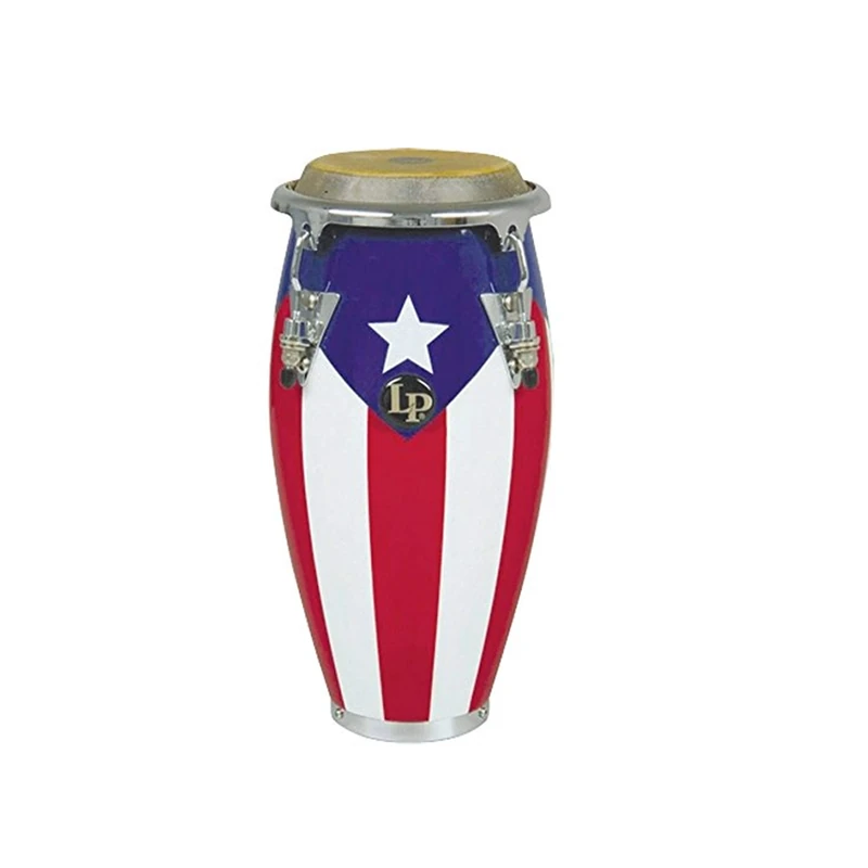 LP Latin Percussion Puerto Rican Flag Wood Conga LPM198-PR