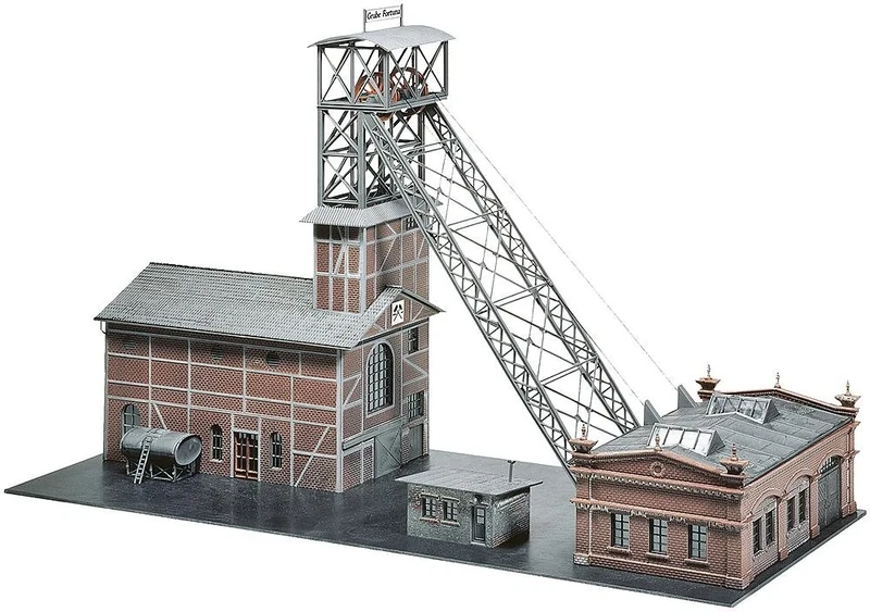 Faller Model Kit, Coal Conveyor System, Industry, H0 Gauge, Era II, Multicolored, Adult