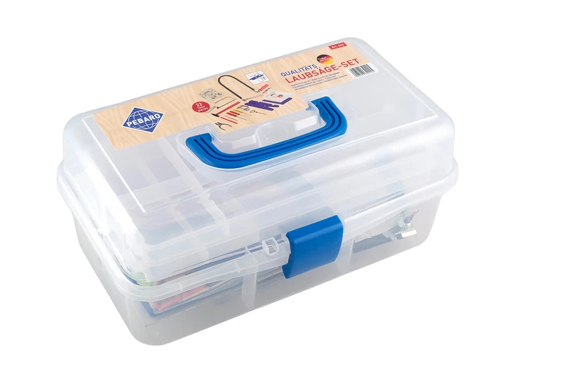 Pebaro Plastic Fretwork Kit - 640 Piece Set with Case
