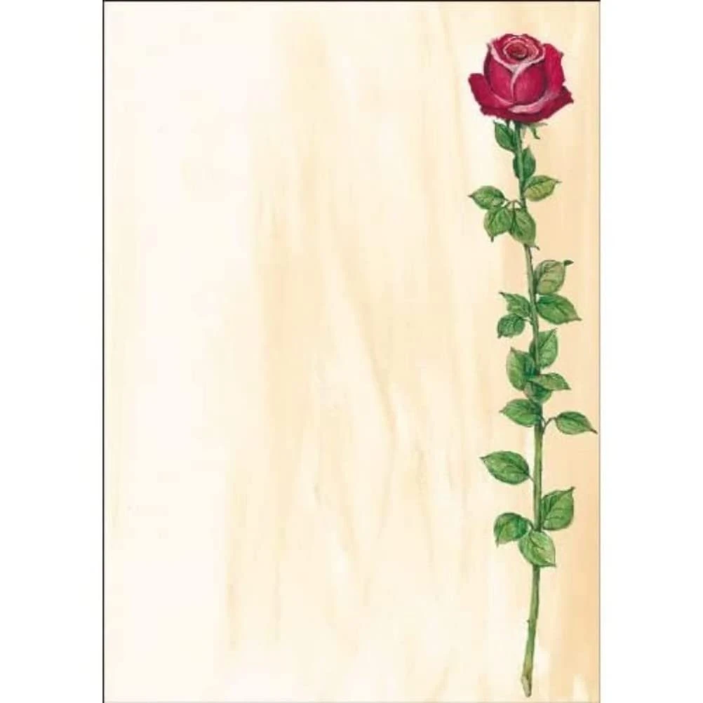 SIGEL DP695 Writing paper "Rose Bloom", A4, 90 gsm, 25 sheets