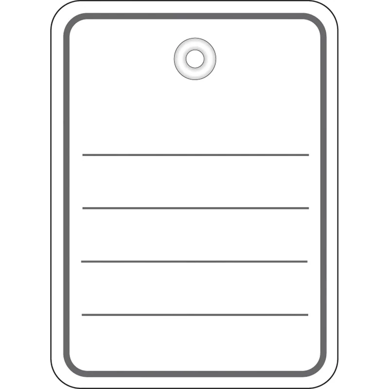 HERMA 6840 Goods Tags with Eyelet (48 x 65 mm, Large, Thread Length Approx. 8 cm) Cardboard Tags for Labelling, 1,000 Price Labels, White