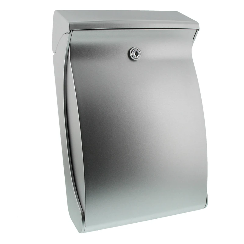 Burg-Wachter Swing 4906 Si Plastic Letterbox - Silver - Image 1