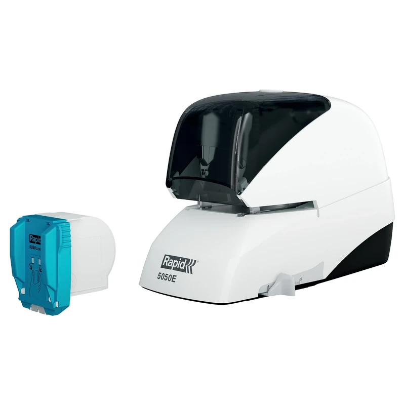 Rapid 5050E Contactless Electric Stapler - 50 Sheet Capacity, Patented Cassette Technology, Includes 5000 Staples, 20993212
