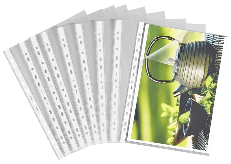 Bene 207200 Document Wallets A4 Transparent Polypropylene 100 µm Pack of 100