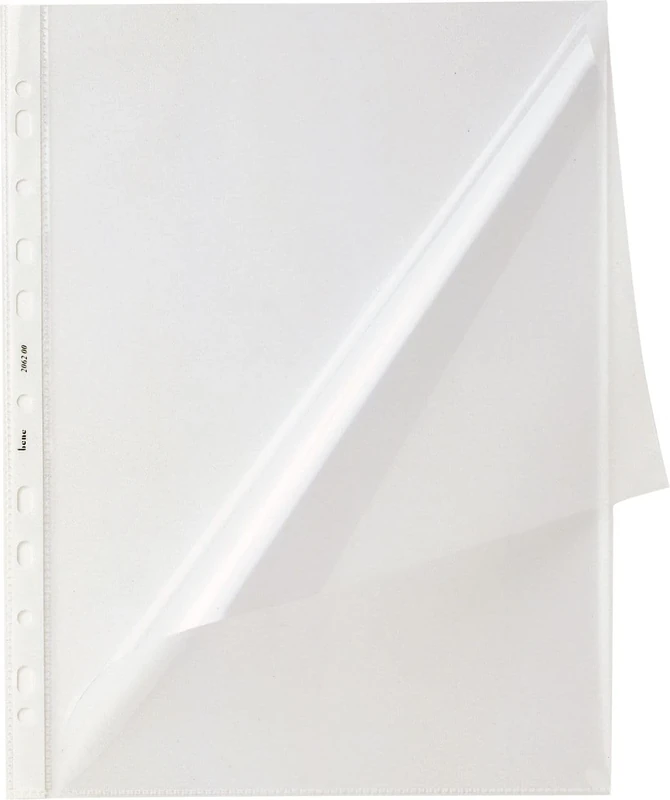 Bene 206200 Plastic Pockets A4 Clear Polypropylene 140 mg x 50