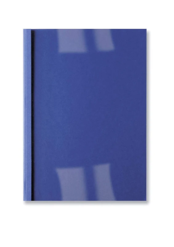 GBC LeatherGrain Thermal Binding Covers, 1.5 mm, 15 Sheet Capacity, A4, Royal Blue, Pack of 100, IB451003