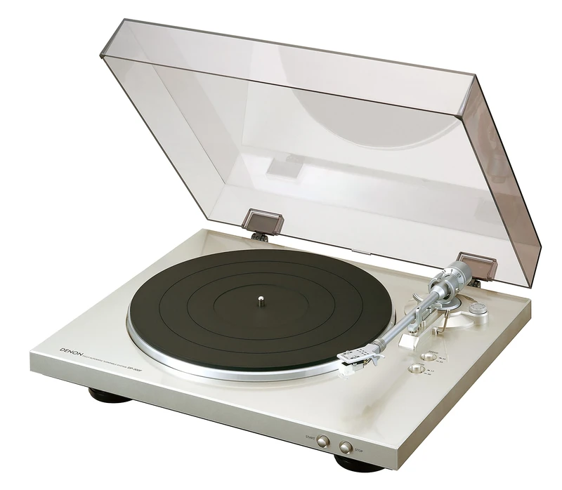 Denon DP-300F Turntable, Silver