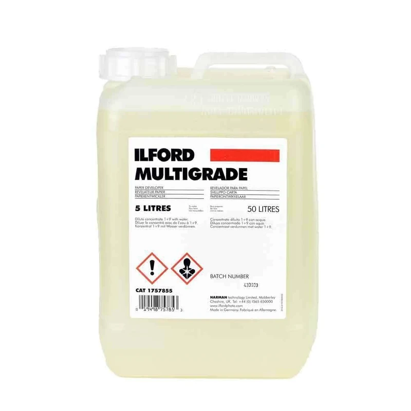 Ilford Multigrade Developer 5 Litres