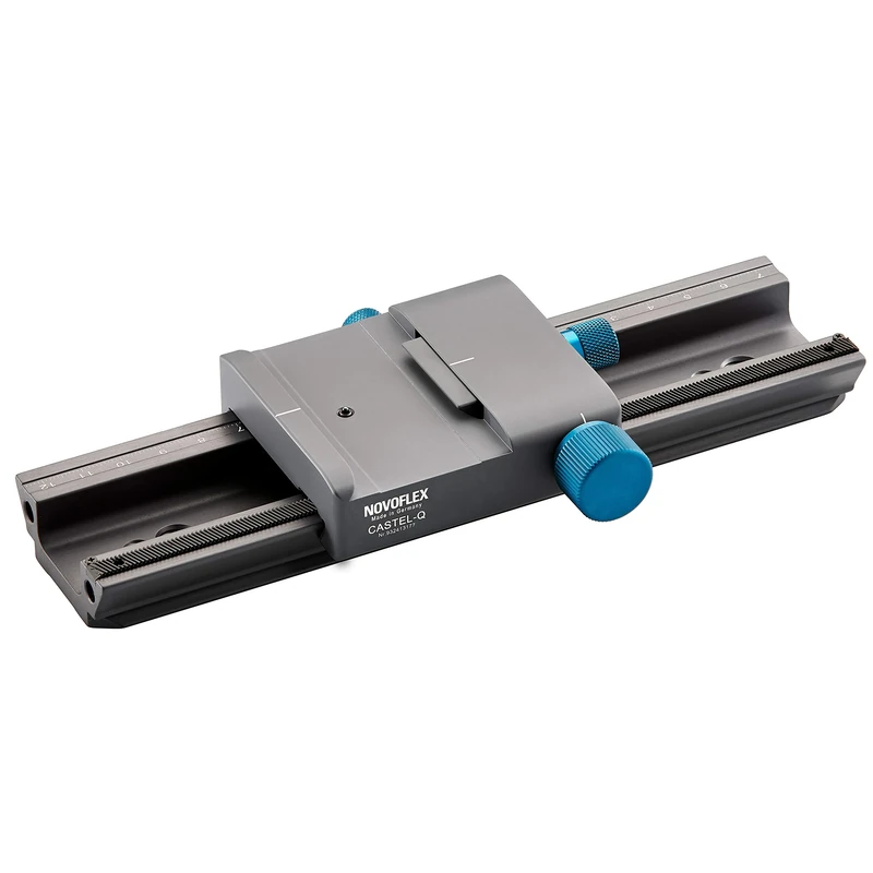 NOVOFLEX Q System Focusing Rail Rack with Quick Release Base (Castel-Q)