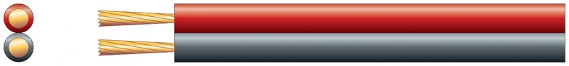 Mercury | Figure 8 Power/Speaker Cable | Red & Black | 45 x 0.18mmØ | 100m