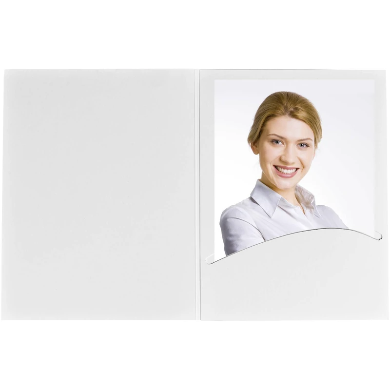 Daiber Profi-Line Portrait Folders 10 x 15 Matt White