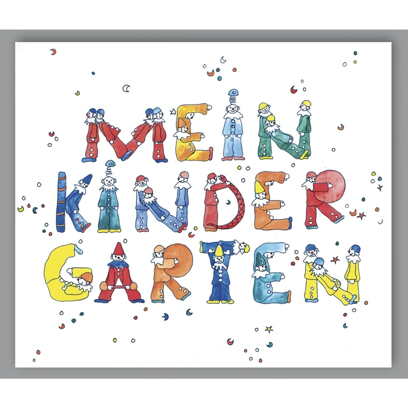 DAIBER 1x25 Portrait Folders 13x18 Clowns-Mein Kindergarten Children - Image 1