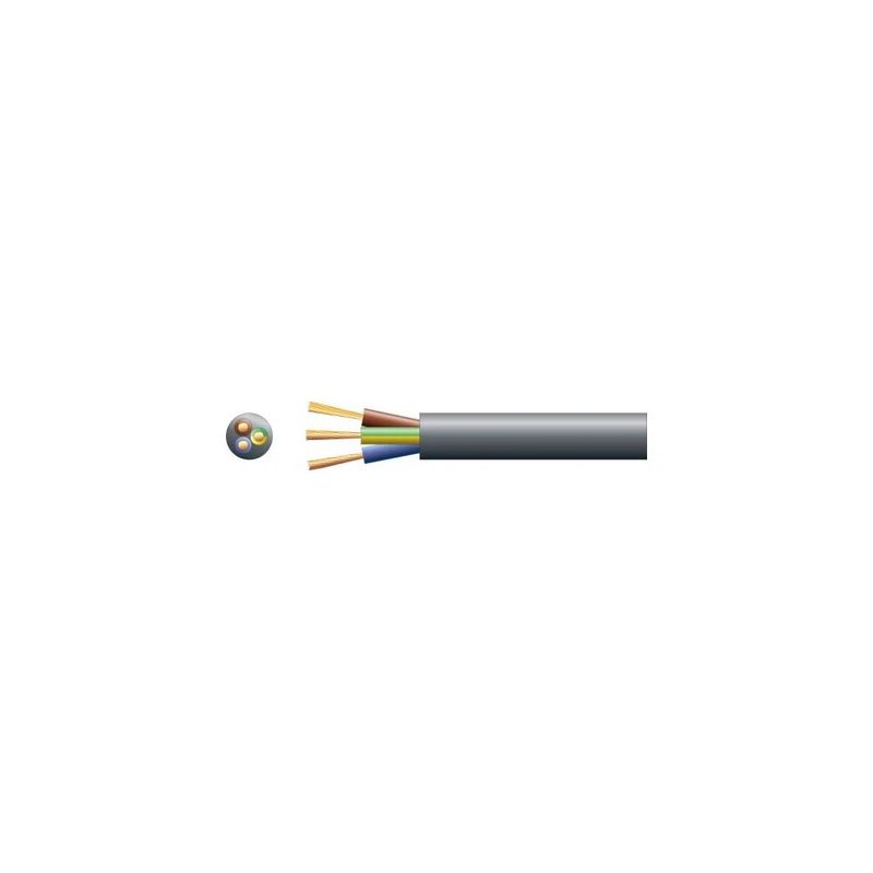 Mercury | 3183Y 1.0mm 10A Round | Black 100m - Image 1